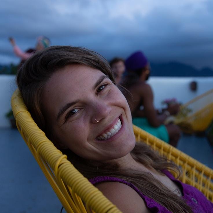 Portrait of Nova Calderon, group coordinator and fusion cooking expert